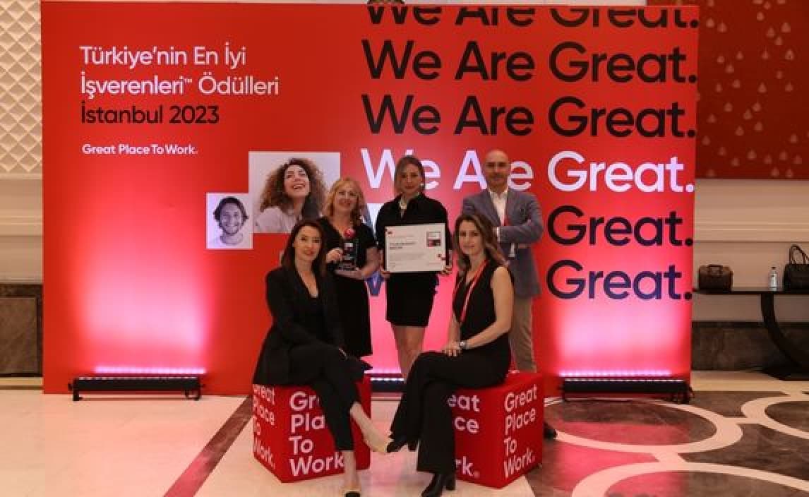 We Are Honored With The Great Place To Work Turkey's Best Employers Award!