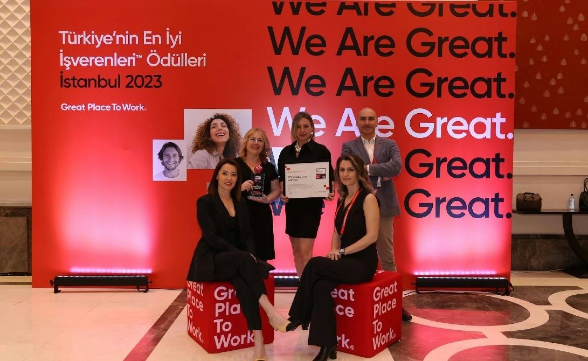 We Are Honored With The Great Place To Work Turkey's Best Employers Award!